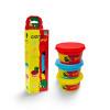 Plastelína, Be-bé 3 x 100 g, žltá, modrá, červená
