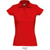 SOL's Collection Polokošile Prescott Women, krátký rukáv, dámská COT25137600403-red L Červená