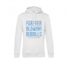 Superfutbal Mikina s kapucňou Forever Blowing Bubbles, biela Veľkosť: XL