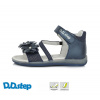 D.D.STEP dievčenské kožené sandále G072-317A royal blue 26-31