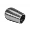 EB1-D302 ukončenie (ø 20mm) na trubku ø 12mm, otvor ø 12.2mm brúsená nerez K320 /AISI304