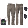 Pánske moto nohavice W-TEC Shoota (Veľkosť: S, Farba: olivovo zelená)