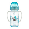 Canpol babies Tréninkový hrneček se svítícími úchyty EXOTIC ANIMALS 240ml modrý