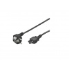 PremiumCord Kabel síťový 230V k notebooku 3m, trojlístek 