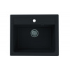 Alveus ATROX 30 kuchynský granitový drez so sifónom 59x50 - G-91 Black 1131996
