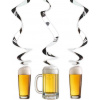 Závesné špirály Pivo Oktoberfest 80 x 13 cm 3 ks