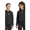 Detská mikina adidas čierna farba, s kapucňou, jednofarebná, JC9772 176