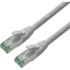 roline recycled material RJ45 (krížený) sieťový prepojovací kábel CAT 6A S/FTP 20 m sivá; 21.45.3209