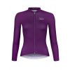 Dámsky dres FORCE PURE dlhý rukáv fialový M