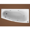 Santech ARIELA asymetrická masážna vaňa 160x80P Body 300 +autom.dohrievanie vody ZADARMO B300ARI160P