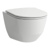 Laufen, Závěsný klozet Compact, rimless, hluboké splachování H8209650000001 Varianta: Bílá
