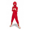 Kostým Ninja červený veľkosť 96-116 cm