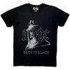 Tričko AC/DC - Back In Black Bell, Unisex,Čierna,S