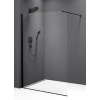 Polysan Modular Shower - Sprchová zástena 90x20 cm, číre sklo/čierna mat MS1-90B