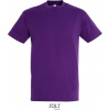 SOL´S REGENT / Pánske tričko s okrúhlym výstrihom - dark purple XXL