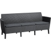 Allibert Salema 3 seater sofa - grafit
