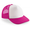 BEECHFIELD B 645 VINTAGE TRUCKER / 5 panelová šiltovka - fuchsia/white Univerzálna
