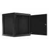 Lanberg WF01-6612-00B rack 12U Nástěnný regál Černá
