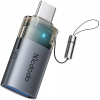 MCDODO ADAPTÉR PREVODNÍK USB-A NA USB-C ČÍTAČKA KARIET TF 512GB OTG LED