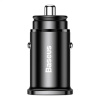 Baseus Square PPS QC4.0 / PD3.0 5A 30W nabíjačka do auta (čierna)