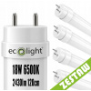 ECOLIGHT 4x LED trubicové svetlo 120cm 18W 2430lm 6500K T8 G13