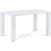 Autronic Jedálenský stôl 135x80x76 cm, vysoký lesk biely AT-3007 WT