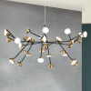 Orion Závesné LED svietidlo Blossom, 36-plameňové - LU 1733/36 Antik