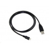 C-TECH kabel USB 2.0 AM/Micro, 0,5m, černý