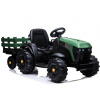 LEAN CARS Batériový traktor s prívesom BDM0925 Military Green