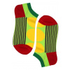 Crazy Dot členkové bavlnené ponožky ECC2001 35-38 žltá