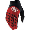 100% rukavice 100% Airmatic Youth Glove Red Black Velikost L (délka ruky 160-170 mm) (nové)