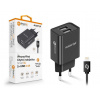 ALIGATOR síťová nabíječka iPhone/iPad 2xUSB výst.2,4A, smart IC,černá CHA0044