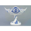 Cibulák – Misa 5-hranná 28 cm na ozdobnej nohe – originálny cibuľový porcelán 1. akosť