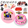 DIGITÁLNA TLAČ Jedlý obrázok na tortu Priatelia Friends Seriál + POSTAVY + 7
