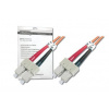 DIGITUS Fiber Optic Patch Cord, SC to SC, Multimode, OM1, 62.5/125 µ, Duplex Length 3m