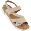 Comfortable Rieker W RKR671 beige sandals (193937) Black 41