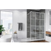 Sprchové dvere - Kabína Walk In EASY STR 120 s bielou stenou SANSWISS (Sprchové dvere - Kabína Walk In EASY STR 120 s bielou stenou SANSWISS)