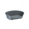 Pelech plast SIESTA DLX 12 tm.šedá 111x80,5x33cm FP