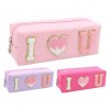 Puzdro na perá, prázdne - Love (mix 3 farieb)