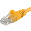 PremiumCord sp6utp010Y patch UTP, RJ45-RJ45, CAT6, 1m, žlutý