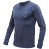 SENSOR MERINO BLEND TYPO pánské triko dl.rukáv deep blue - S