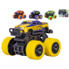 Auto monster truck 10 cm kov na zotrvačník - mix farieb (zelená, červená, oranžová, žltá)