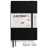 Week Planner 2026 Paperback (B6+) Black - Leuchtturm1917