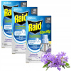3 X INSEKTICÍD PROTI KOMÁROM, LEVANDUĽOVÝ RAID, RODINNÁ ZÁSOBA 3 X 45 NOCÍ
