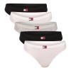 5PACK dámske tangá Tommy Hilfiger viacfarebné (UW0UW05642 0WY) L