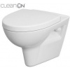 Cersanit PARVA WC misa závesná CleanOn 51,5x35cm, Biela Oválna a sed. SC Duropl K701-015 K701-015