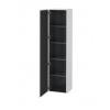 Duravit L-Cube - Vysoká skrinka, 176x40x36 cm, pánty vľavo, biela mat LC1180L1818