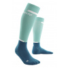 CEP Compression Run Socks Tall běžecké podkolenky 4.0 dámské Barva: oceánová, Velikost: III