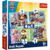 Trefl puzzle Paw Patrol Movie 4v1 (12, 15, 20, 24 dielikov)