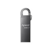 Apacer USB flash disk, USB 3.0 (3.2 Gen 1), 128GB, AH15A, strieborný, AP128GAH15AA-1, USB A, s karabinkou